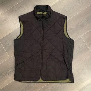 Men’s J.Crew Factory Outerwear Black Vest (Sz M)